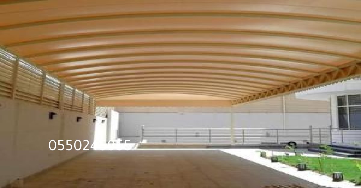 مظلات ممرات خارجية تغطية الارتداد مظلات شفافة الدمام